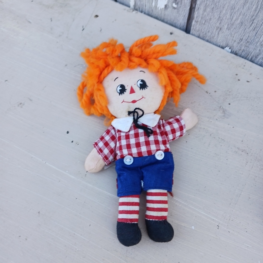 Vintage Raggedy Ann &‎ Raggedy Andy 7" Dolls Knickerbocker Tagged - Picture 5 of 7